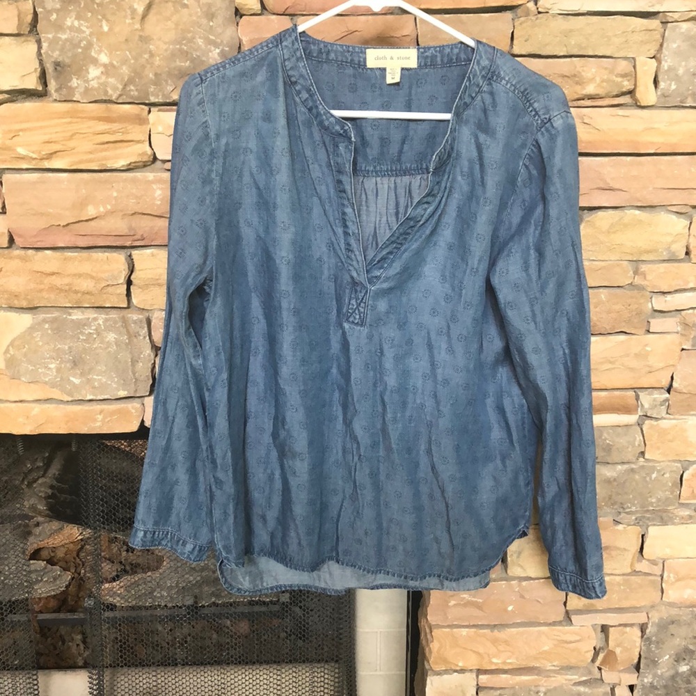 Blue jean shirt
